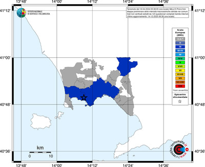 Mappa EMS - territori comuni