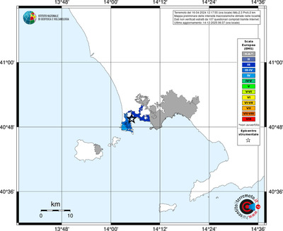Mappa EMS - territori località