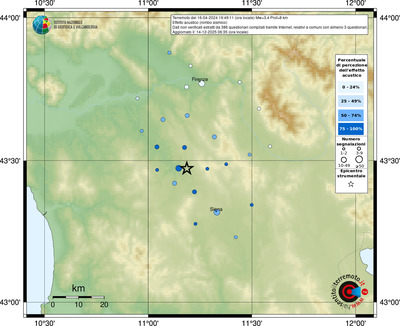Mappa comuni con almeno 3 questionari