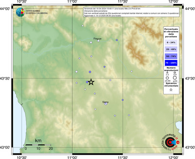 Mappa comuni con almeno 3 questionari