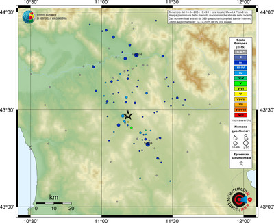 Mappa EMS - località