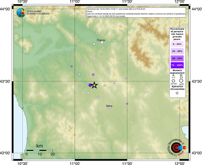 Mappa comuni con almeno 3 questionari