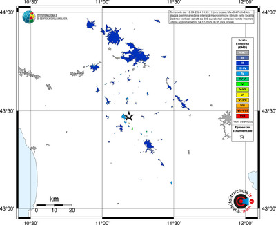 Mappa EMS - territori località