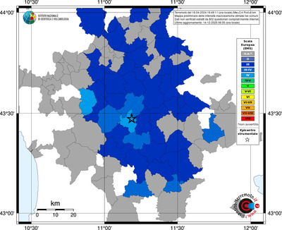 Mappa EMS - territori comuni