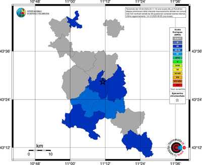 Mappa EMS - territori comuni