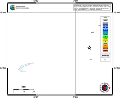 Mappa EMS - territori località
