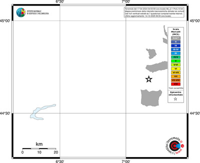 Mappa MCS - territori comuni
