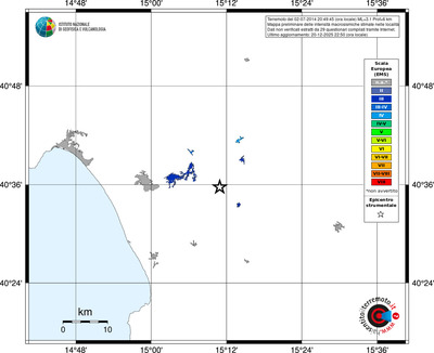 Mappa EMS - territori località