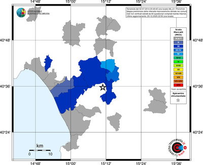 Mappa MCS - territori comuni