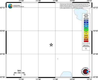Mappa MCS - territori località