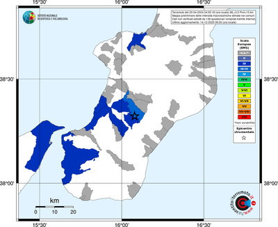 Mappa EMS - territori comuni