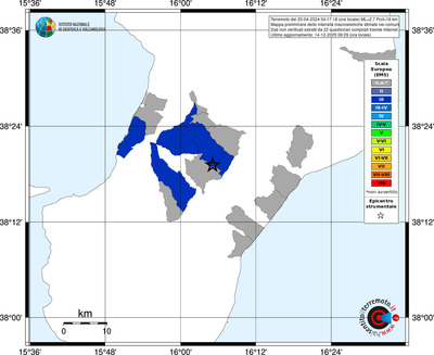 Mappa EMS - territori comuni