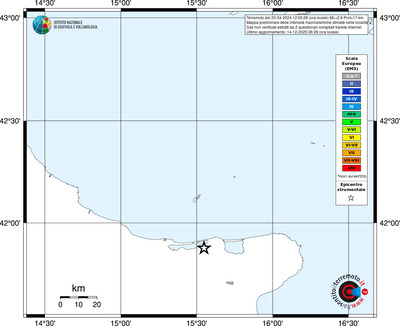 Mappa EMS - territori località