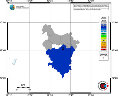Mappa EMS - territori comuni