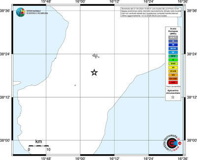Mappa EMS - territori località
