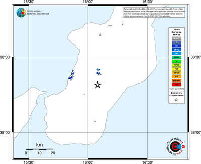 Mappa EMS - territori località