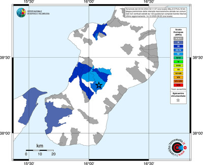 Mappa EMS - territori comuni