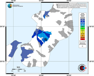 Mappa MCS - territori comuni