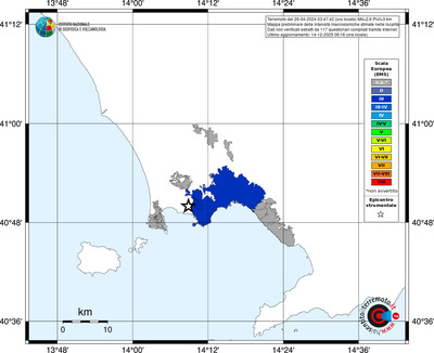 Mappa EMS - territori località