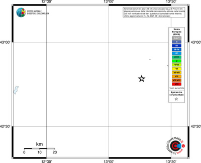 Mappa EMS - territori località