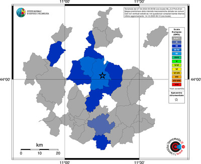 Mappa EMS - territori comuni