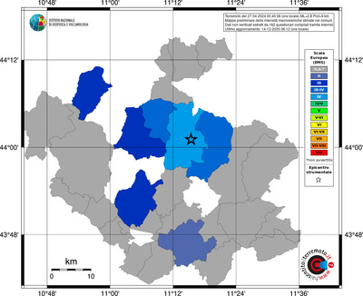 Mappa EMS - territori comuni