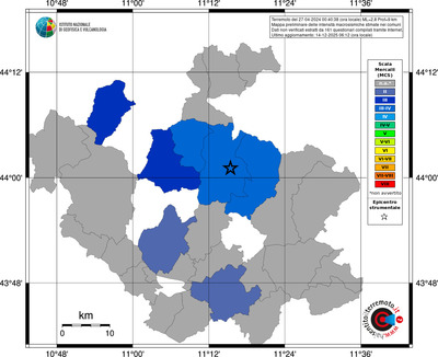 Mappa MCS - territori comuni