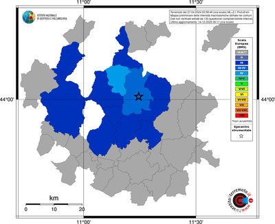 Mappa EMS - territori comuni