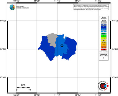 Mappa EMS - territori comuni