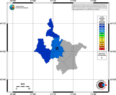 Mappa EMS - territori comuni