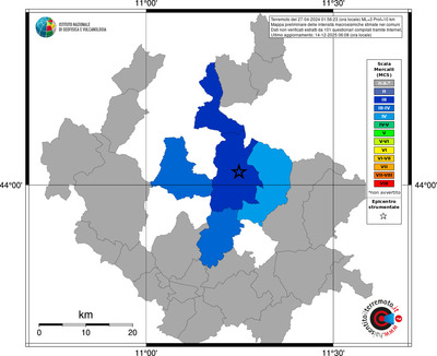 Mappa MCS - territori comuni