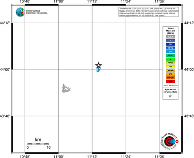Mappa MCS - territori località