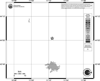 Mappa MCS - territori località