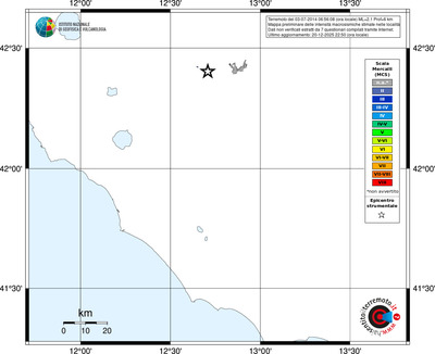 Mappa MCS - territori località