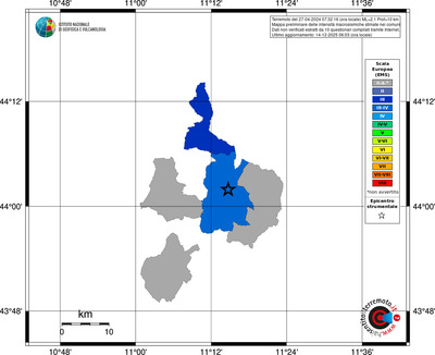 Mappa EMS - territori comuni