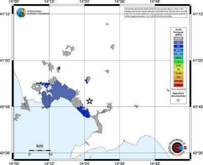 Mappa EMS - territori località