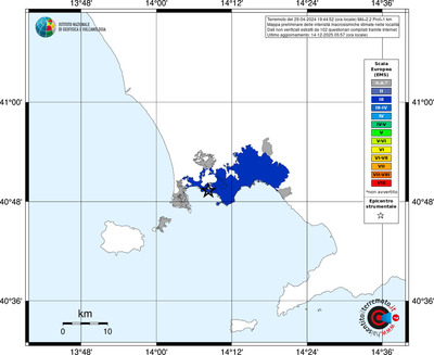 Mappa EMS - territori località