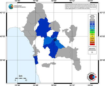 Mappa MCS - territori comuni