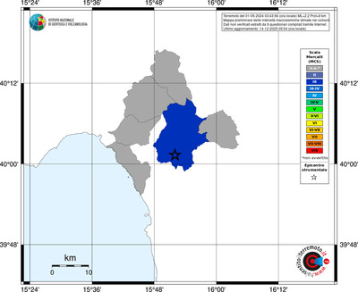 Mappa MCS - territori comuni