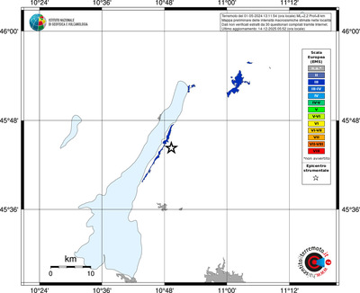 Mappa EMS - territori località