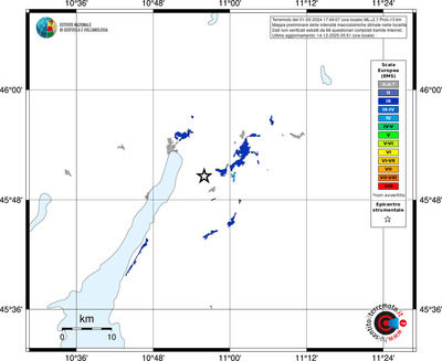 Mappa EMS - territori località