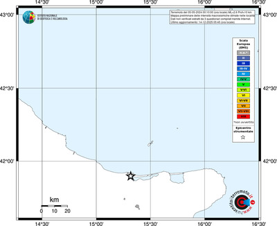 Mappa EMS - territori località