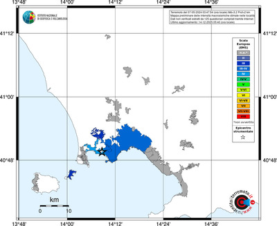 Mappa EMS - territori località