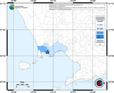 Mappa territorio comunale con almeno 3 questionari