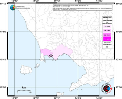 Mappa territorio comunale con almeno 3 questionari