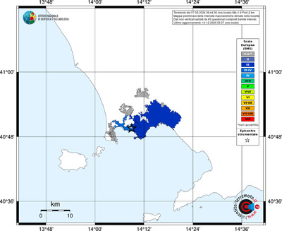 Mappa EMS - territori località