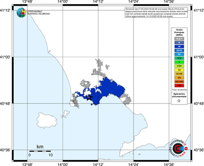 Mappa EMS - territori località