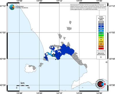 Mappa EMS - territori località