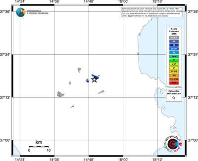 Mappa EMS - territori località