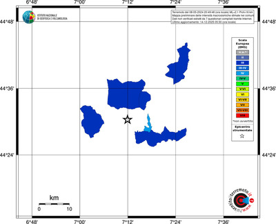 Mappa EMS - territori comuni